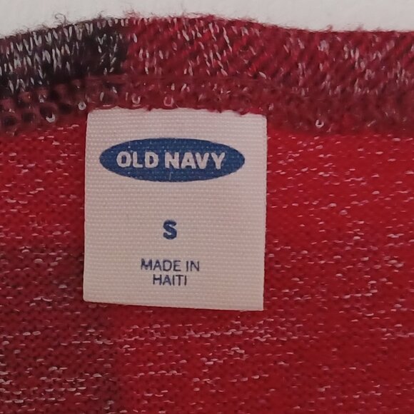 Women's Old Nave Lightweight Buffalo/Checkered/Plaid Long Sleeve Top Size Small - Picture 3 of 6